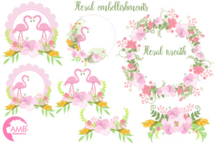 Download Flamingo Floral Cliparts - Premium Resources