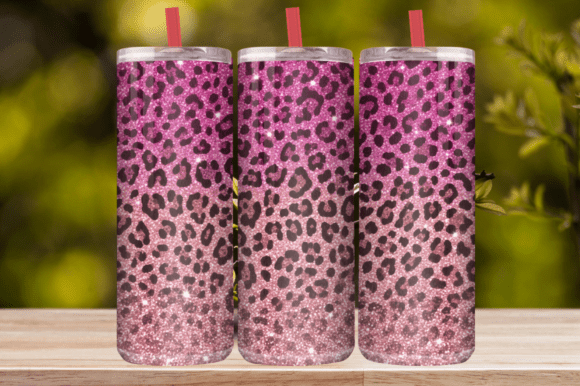 Download Hot Pink Leopard Glitter Tumbler Wrap - Glitter tumbler wrap Collection